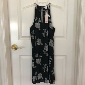 Brand New Black and White Floral Dress